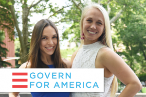 Photo and logo of Govern for America