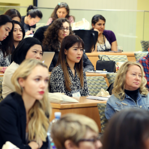 photo of women in the crowd during Healthcare Makerthon