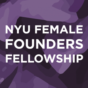 NYU Female Founders Fellowship logo.