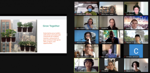 Screenshot of Grow Together's presentation