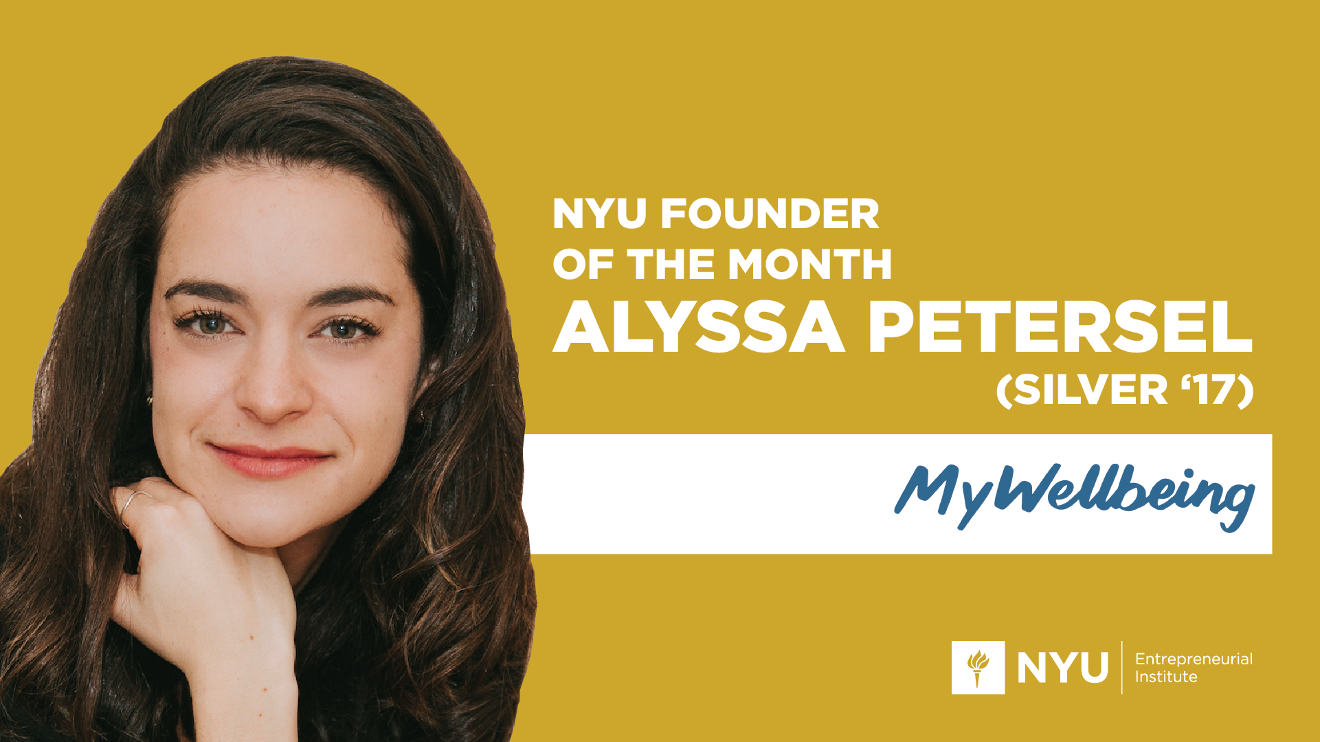 Alyssa Petersel, MyWellbeing: "The Business Found Me"