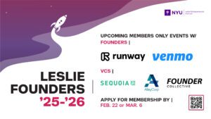 Leslie Founders '25-'26, noting the logos of companies listed in the below blog post.