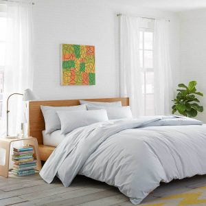 Photo of soft Brooklinen bed sheets
