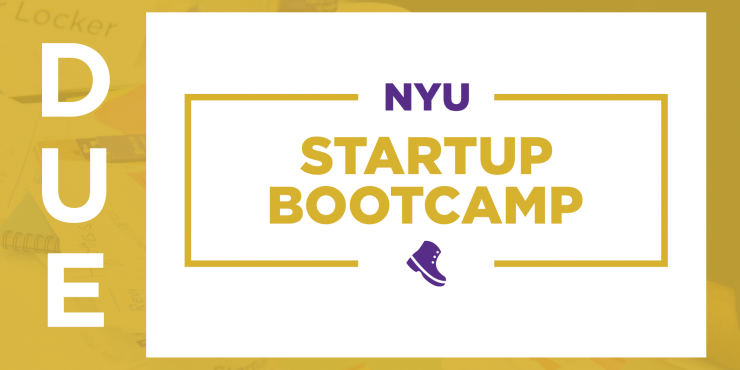 Due: NYU Startup Bootcamp